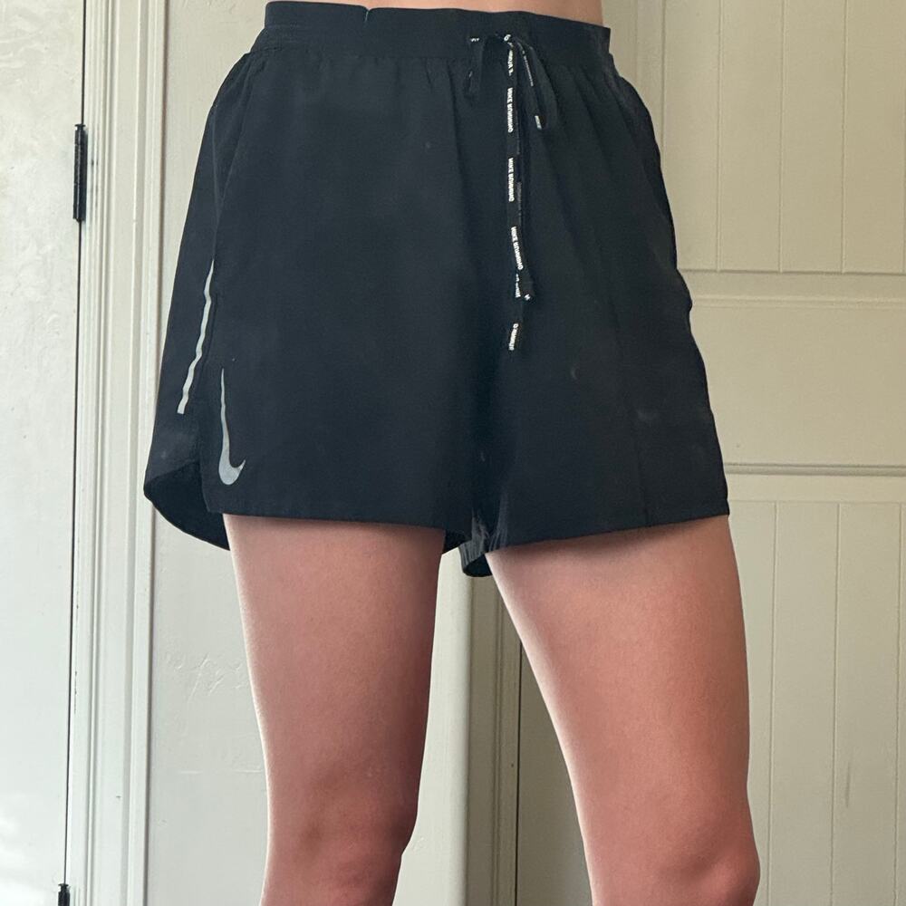 Nike Running Black Dri-FIT Reflective Athletic Shorts